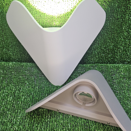 Applique led moderno per esterno da parete 12 watt in alluminio luce fredda calda naturale IP65 - enzoled