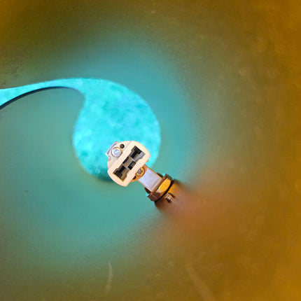 Applique ultra moderno a spirale da parete lampada design 2 attacchi g9 in alluminio per interni - enzoled