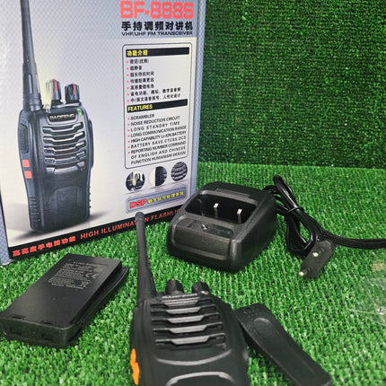 Ricetrasmittente portatile 16 canali 5w trasmittente radio uhf ricetrasmettitore distanza 3Km con base di ricarica e cuffia - enzoled