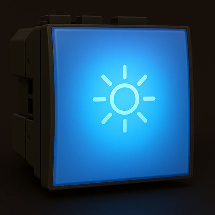 Pulsante luce notturna 2W On/Off compatibile living light air enzoled