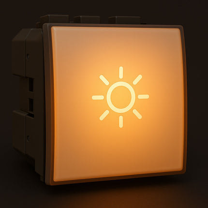 Pulsante luce notturna 2W On/Off compatibile living light air enzoled