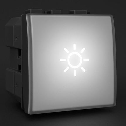 Pulsante luce notturna 2W On/Off compatibile living light air enzoled