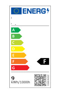 Applique moderno tondo 10W nero e oro con tecnologia CCT enzoled