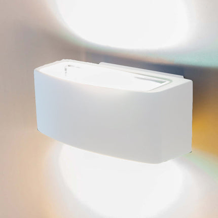 Applique a parete per esterno lampada da muro E27 doppia emissione IP65 enzoled