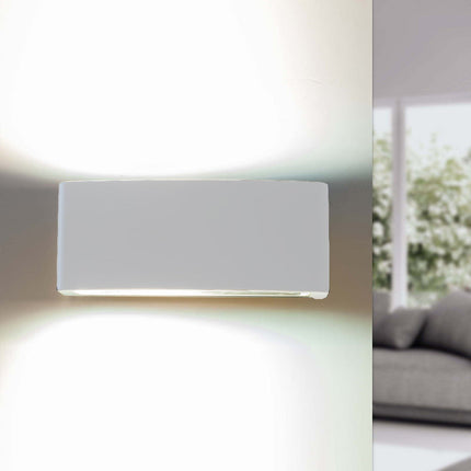 Applique a parete per esterno lampada da muro E27 doppia emissione IP65 enzoled