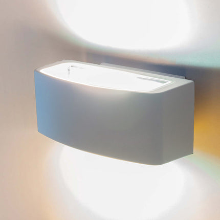 Applique a parete per esterno lampada da muro E27 doppia emissione IP65 enzoled