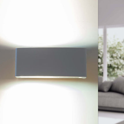 Applique a parete per esterno lampada da muro E27 doppia emissione IP65 enzoled