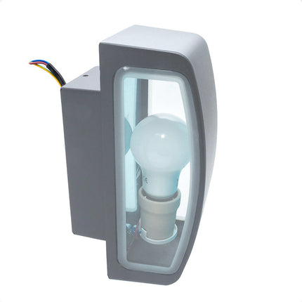 Applique a parete per esterno lampada da muro E27 doppia emissione IP65 enzoled