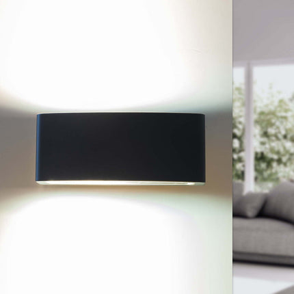 Applique a parete per esterno lampada da muro E27 doppia emissione IP65 enzoled