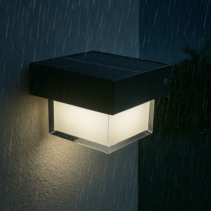 Applique con pannello solare e sensore 3 modalità di luce 6500k IP54 enzoled