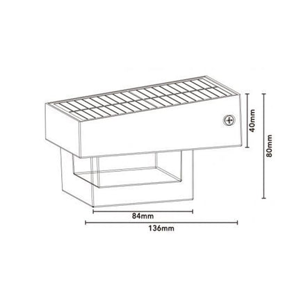 Applique con pannello solare e sensore 3 modalità di luce 6500k IP54 enzoled