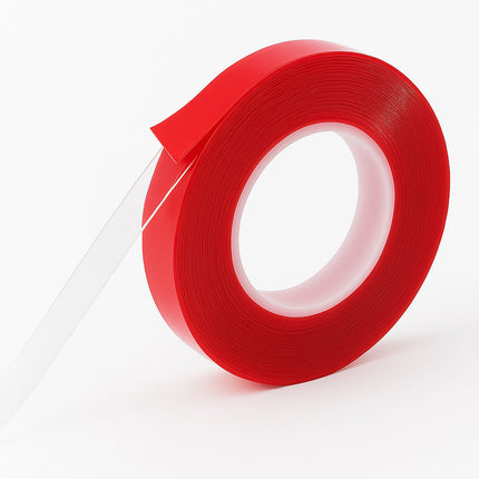 Nastro biadesivo trasparente in acrilico per strisce led 5 m x 1 cm enzoled