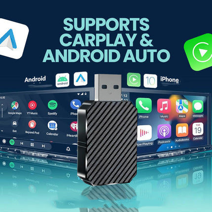 Chiavetta adattatore CarPlay wireless USB Type-C da auto Ios Android