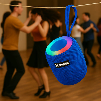 Cassa bluetooth con luci led RGB 15W ricaricabile USB/TF/AUX enzoled