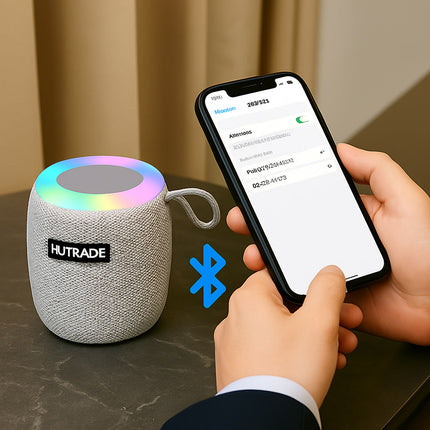 Cassa bluetooth con luci led RGB 15W ricaricabile USB/TF/AUX enzoled