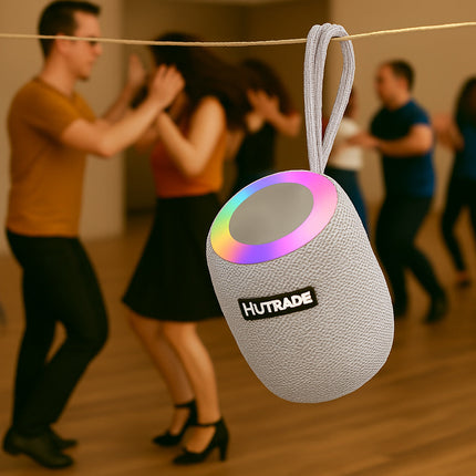 Cassa bluetooth con luci led RGB 15W ricaricabile USB/TF/AUX enzoled