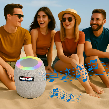 Cassa bluetooth con luci led RGB 15W ricaricabile USB/TF/AUX enzoled