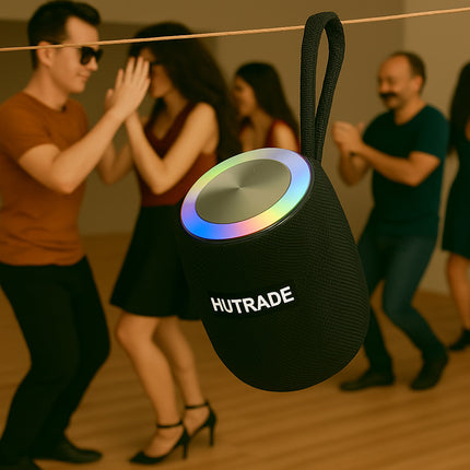 Cassa bluetooth con luci led RGB 15W ricaricabile USB/TF/AUX enzoled