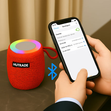 Cassa bluetooth con luci led RGB 15W ricaricabile USB/TF/AUX enzoled