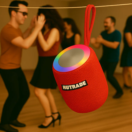 Cassa bluetooth con luci led RGB 15W ricaricabile USB/TF/AUX enzoled