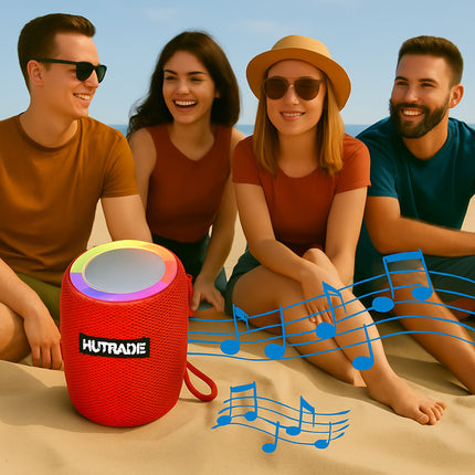 Cassa bluetooth con luci led RGB 15W ricaricabile USB/TF/AUX enzoled