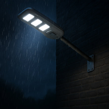 Lampione faro LED solare 160W con sensore di prossimità con palo IP65 enzoled