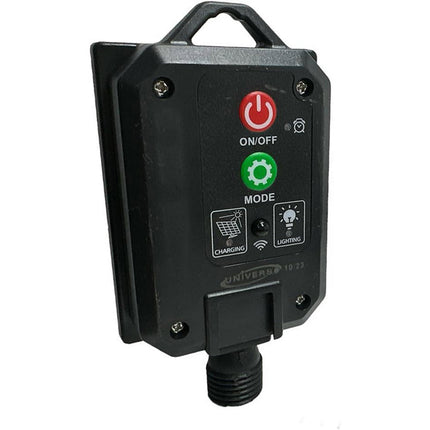 Filo 100 led 10M pannello solare picchetto vari colorazioni di luce enzoled