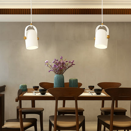 Lampadario a sospensione con paralume orientabile attacco E27 enzoled