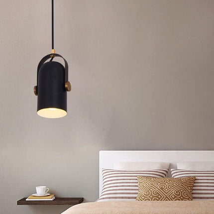 Lampadario a sospensione con paralume orientabile attacco E27 enzoled