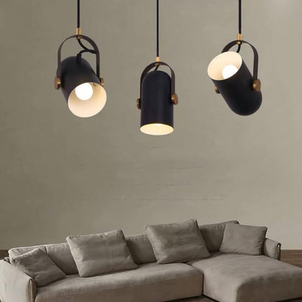 Lampadario a sospensione con paralume orientabile attacco E27 enzoled