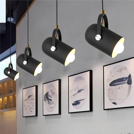 Lampadario a sospensione con paralume orientabile attacco E27 enzoled