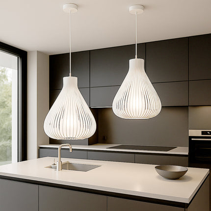 Lampadario a sospensione da soffitto a goccia con attacco E27 enzoled