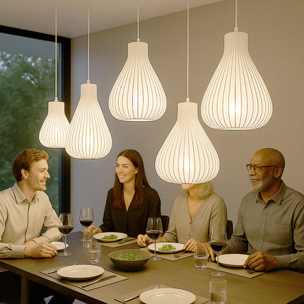 Lampadario a sospensione da soffitto a goccia con attacco E27 enzoled