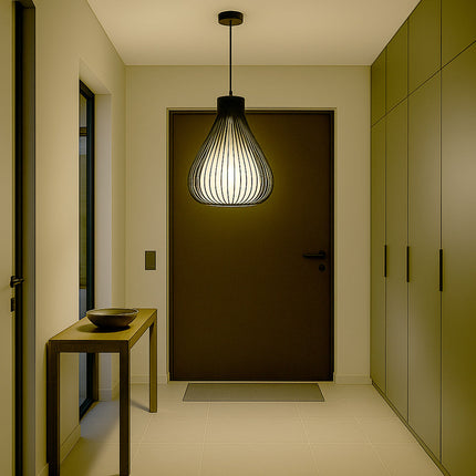 Lampadario a sospensione da soffitto a goccia con attacco E27 enzoled