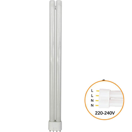 Lampadina led 2G11 18 watt 4 pin luce 6500k 3000k 4000k