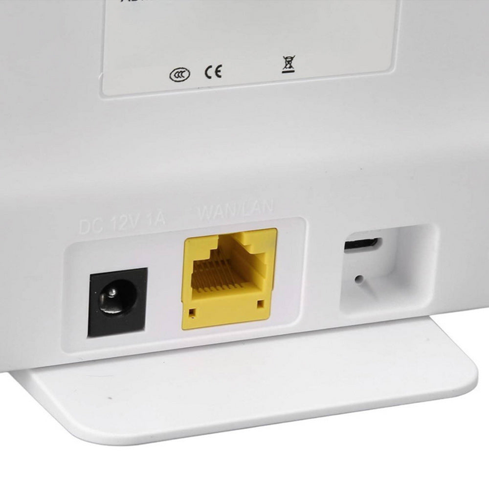 Modem doppia connessione dual mode 4G con slot scheda sim hotspot lan router wi fi 150 Mbps due antenne - enzoled