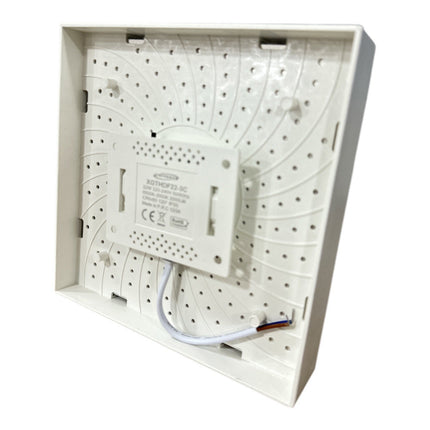 Mini plafoniera a led quadrata 22 watt lampada da soffitto tecnologia switch cct luce da 3000k a 6500k - enzoled