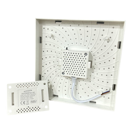 Mini plafoniera a led quadrata 22 watt lampada da soffitto tecnologia switch cct luce da 3000k a 6500k - enzoled