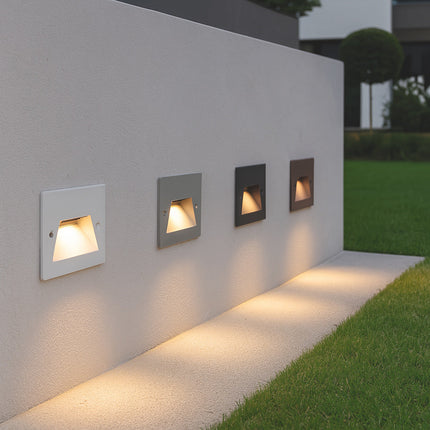 Faretto incasso per cassetta 503 segnapasso 3W CCT con switch IP65