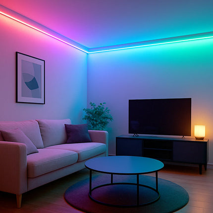 Striscia strip 300 led RGB 35W con telecomando e centralina IP55 enzoled