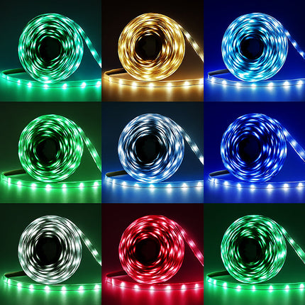 Striscia strip 300 led RGB 35W con telecomando e centralina IP55 enzoled