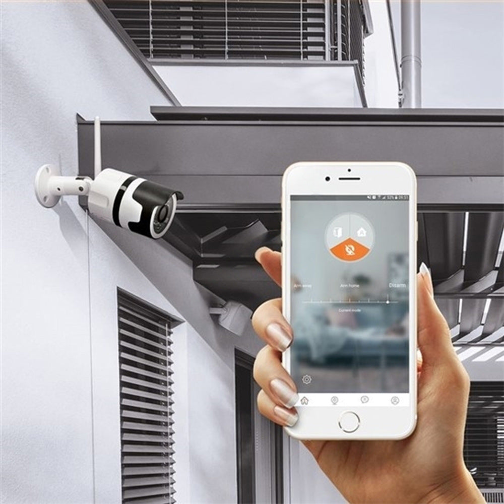 Telecamera per videosorveglianza wi fi 36 led infrarossi Ip camera con lente da 3.6 mm hd 1080P 3.0Mpx con App - enzoled
