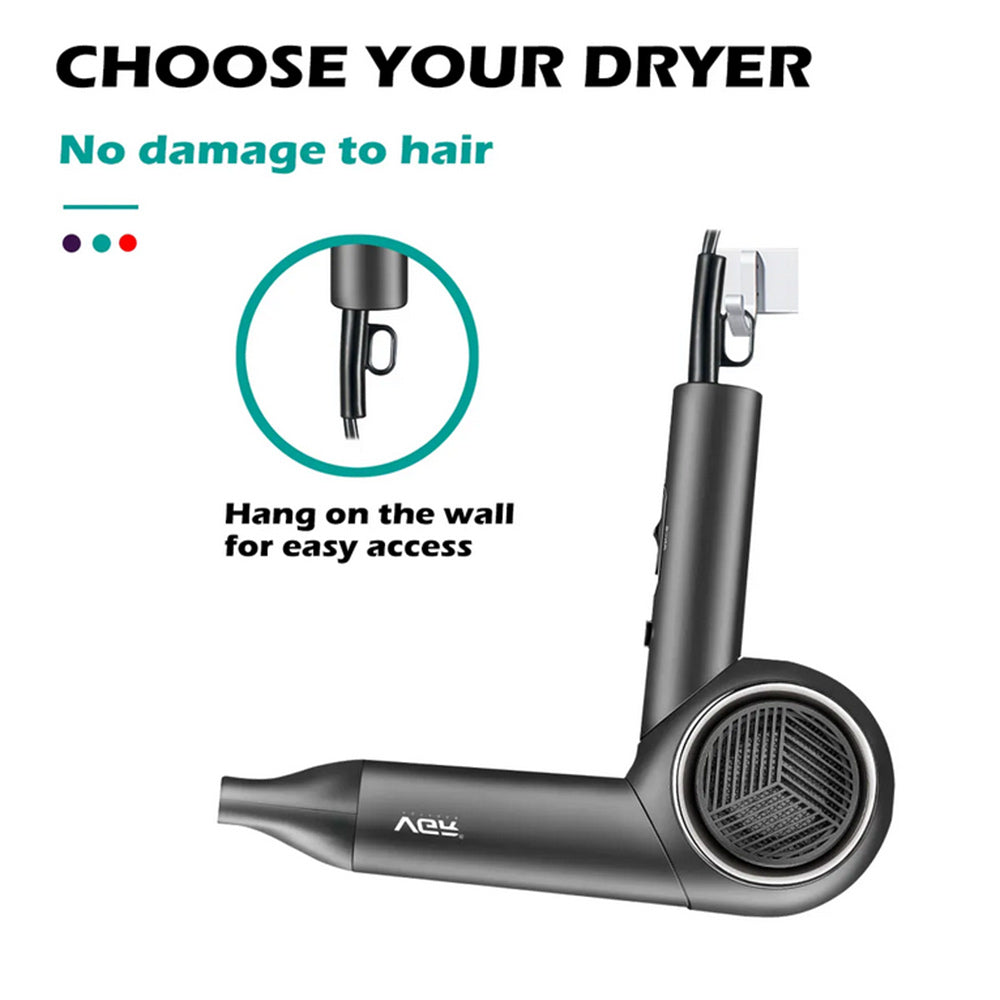 Asciugacapelli professionale VGR portatile pieghevole 1600-2000 watt HAIR DRYER 3 temperature di calore 420 - enzoled
