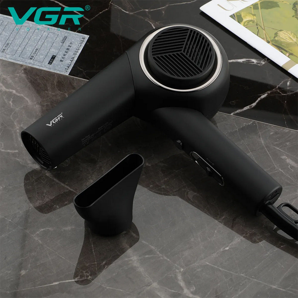 Asciugacapelli professionale VGR portatile pieghevole 1600-2000 watt HAIR DRYER 3 temperature di calore 420 - enzoled
