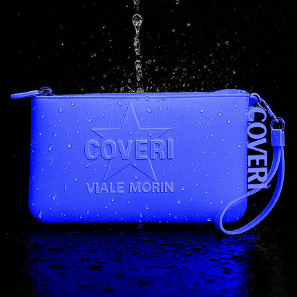Borsello in silicone unisex Coveri pochette con cerniera e manico enzoled