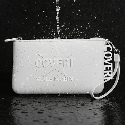 Borsello in silicone unisex Coveri pochette con cerniera e manico enzoled