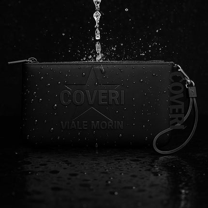Borsello in silicone unisex Coveri pochette con cerniera e manico enzoled
