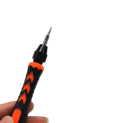 Set cacciaviti di precisioni calamitati a taglio e croce più accessori con custodia per riparazione cellulare computer tablet kit 21 pezzi fai da te - enzoled