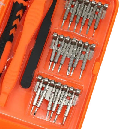 Set cacciaviti di precisioni calamitati a taglio e croce più accessori con custodia per riparazione cellulare computer tablet kit 21 pezzi fai da te - enzoled