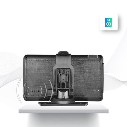 Monitor 7 pollici CarPlay Bluetooth per smartphone cellulare Ios e Android touchscreen autoradio FM uscita aux slot tf card - enzoled